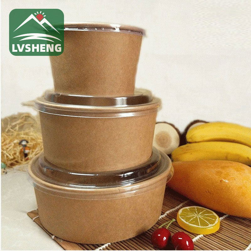 Крафт хартиени купи с капак
